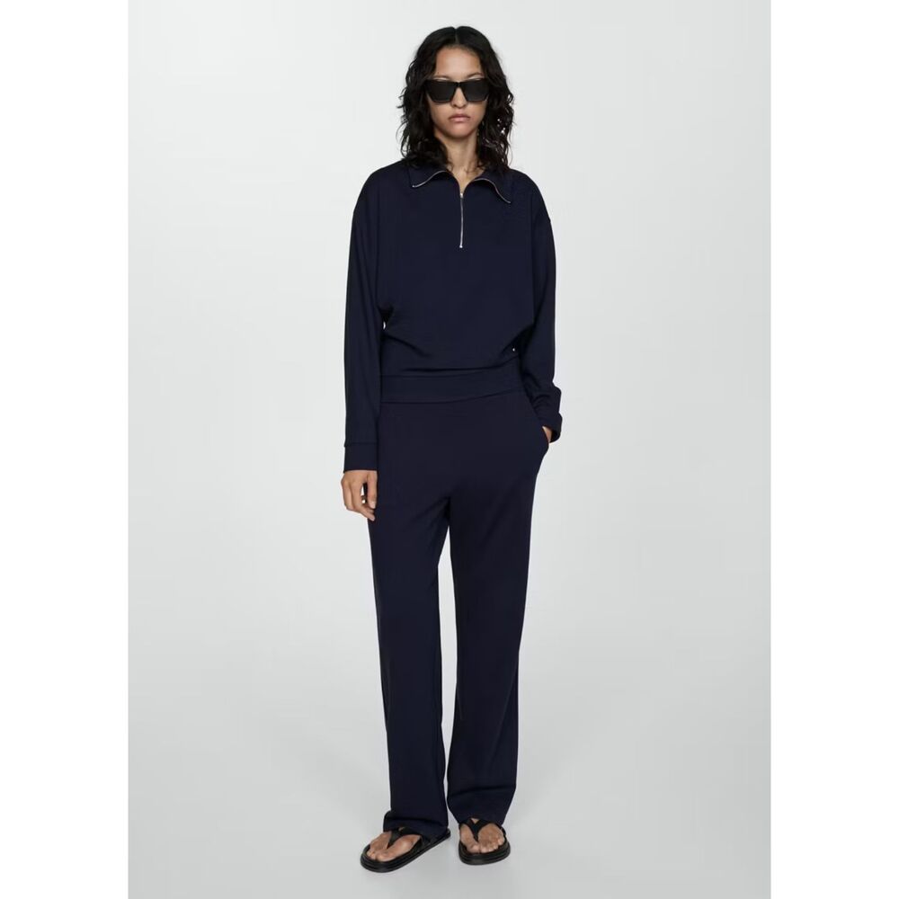Mango navy loungewear set, size M